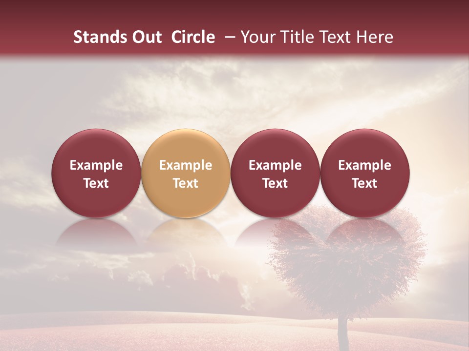 Horizon Symbol Grass PowerPoint Template