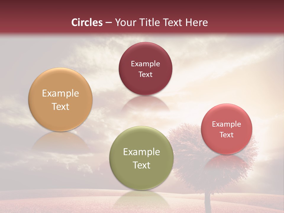 Horizon Symbol Grass PowerPoint Template