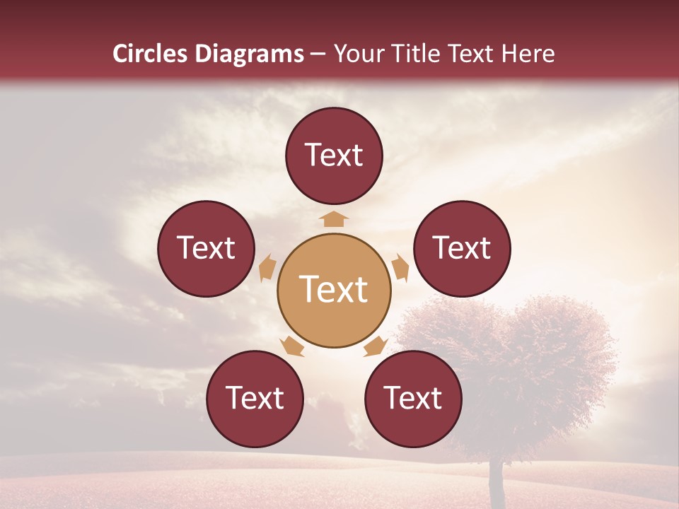 Horizon Symbol Grass PowerPoint Template