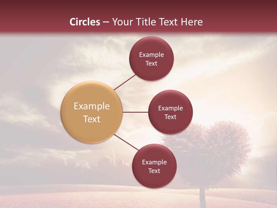 Horizon Symbol Grass PowerPoint Template