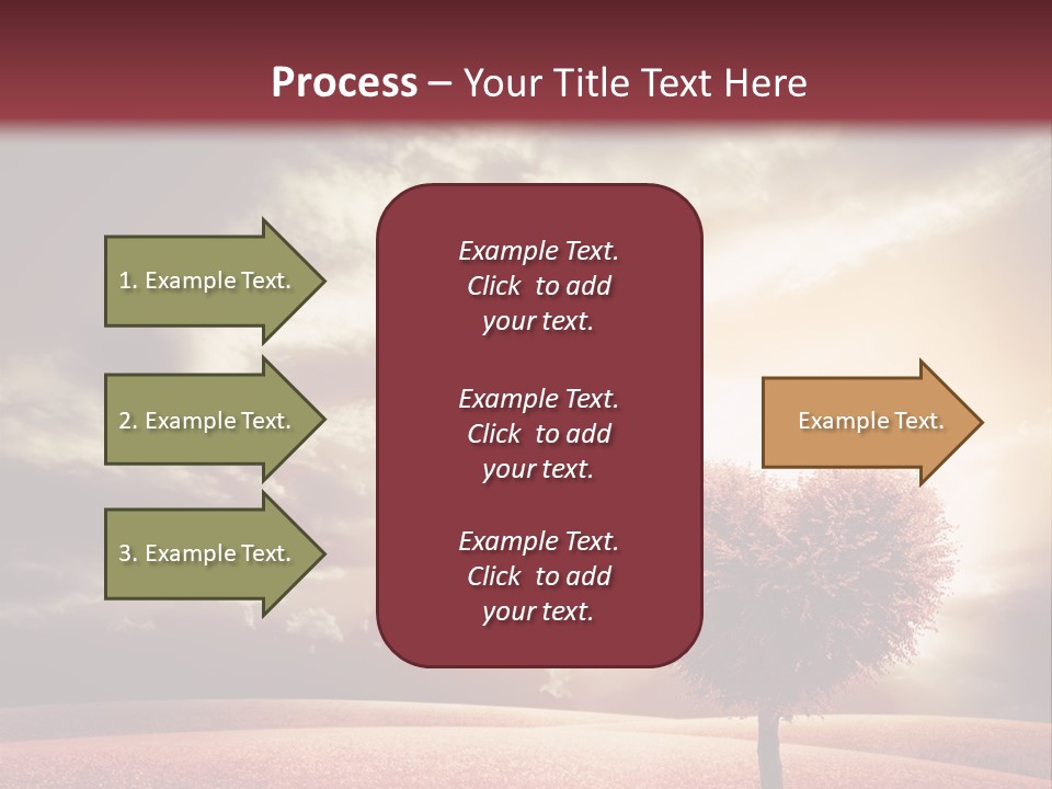 Horizon Symbol Grass PowerPoint Template