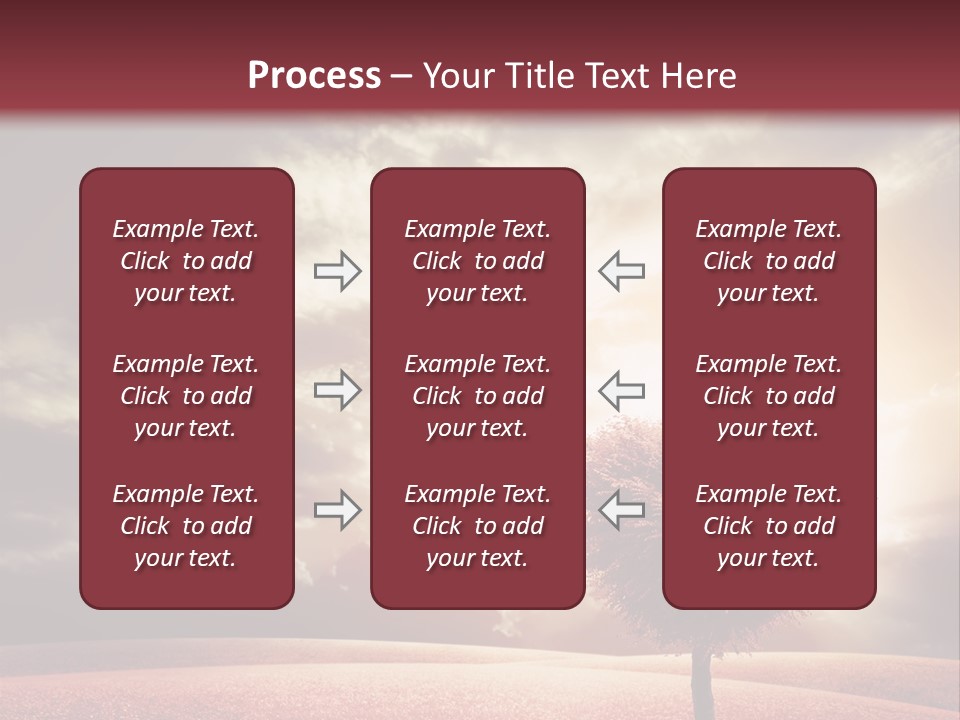 Horizon Symbol Grass PowerPoint Template