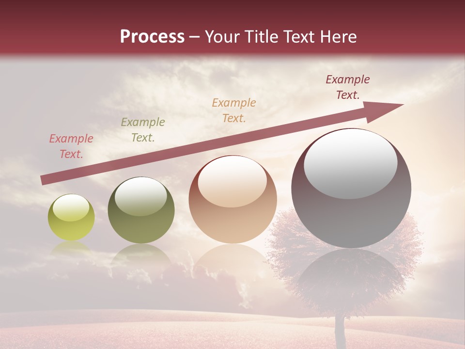 Horizon Symbol Grass PowerPoint Template