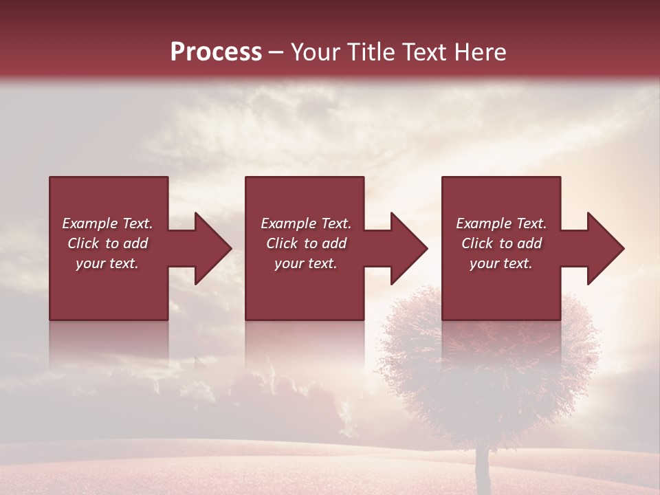 Horizon Symbol Grass PowerPoint Template