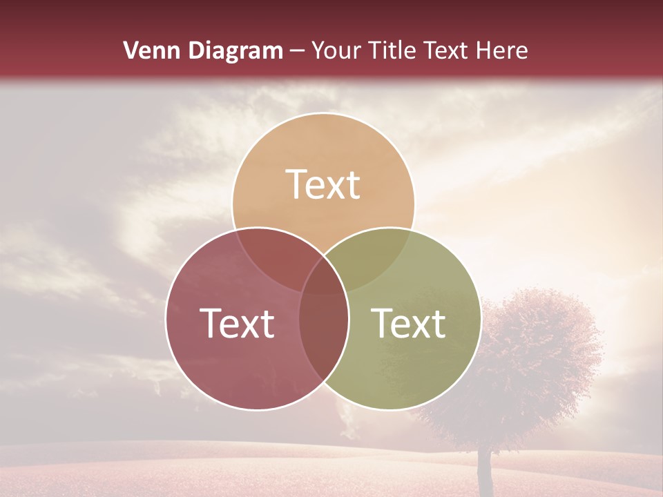 Horizon Symbol Grass PowerPoint Template