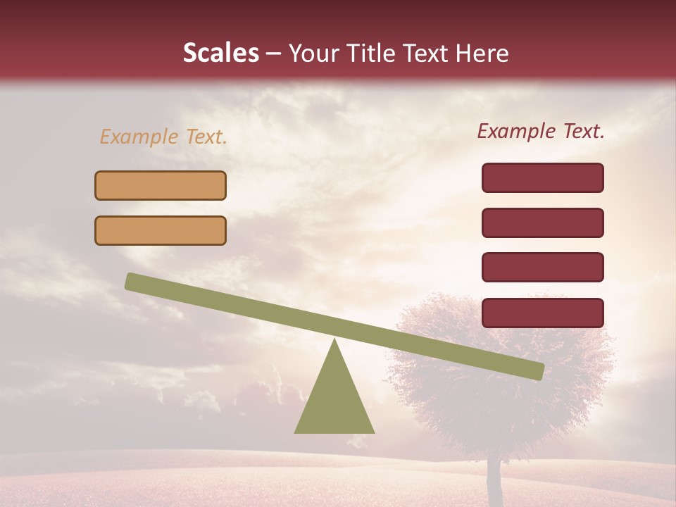 Horizon Symbol Grass PowerPoint Template