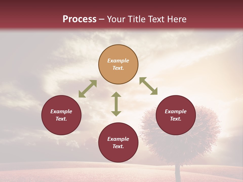 Horizon Symbol Grass PowerPoint Template