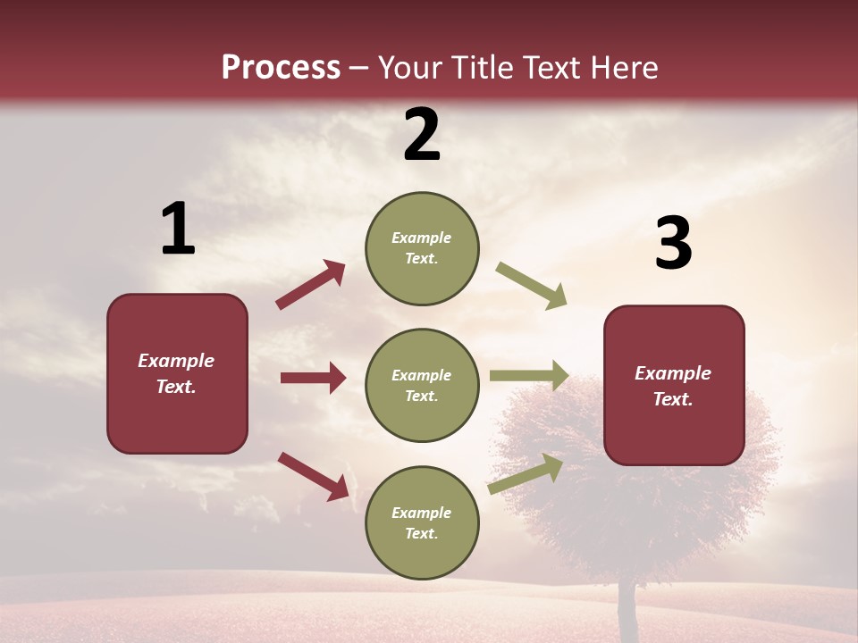 Horizon Symbol Grass PowerPoint Template