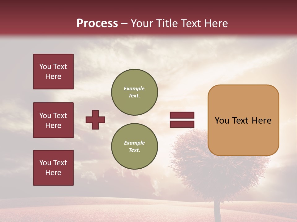 Horizon Symbol Grass PowerPoint Template