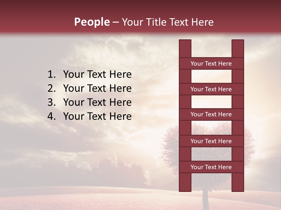 Horizon Symbol Grass PowerPoint Template