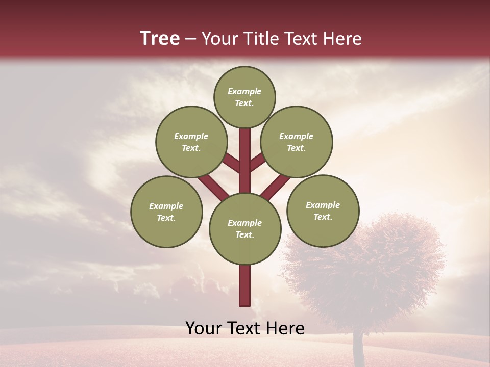 Horizon Symbol Grass PowerPoint Template