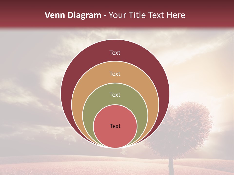 Horizon Symbol Grass PowerPoint Template