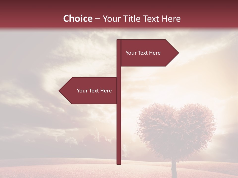 Horizon Symbol Grass PowerPoint Template