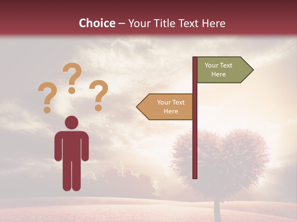 Horizon Symbol Grass PowerPoint Template