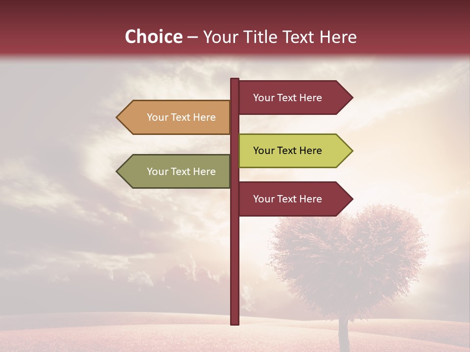 Horizon Symbol Grass PowerPoint Template