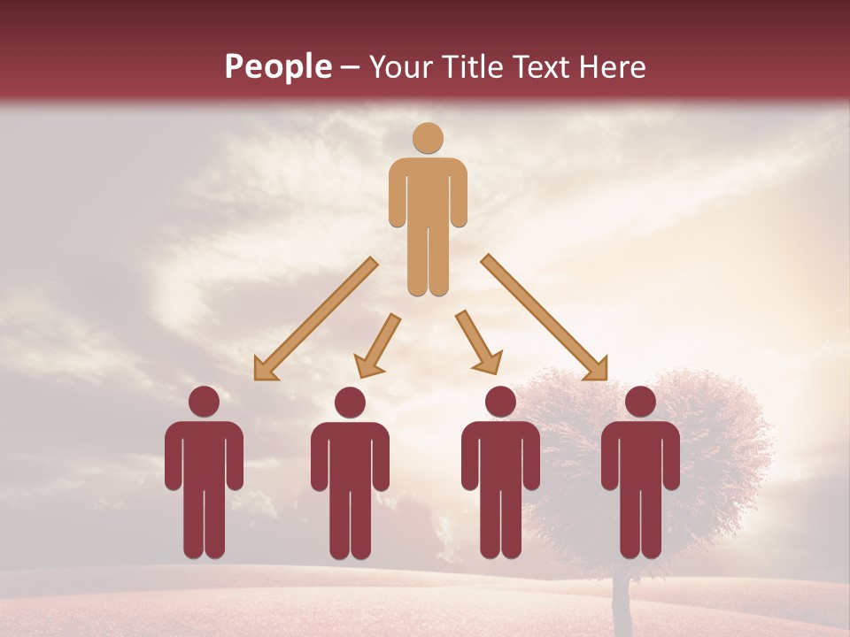 Horizon Symbol Grass PowerPoint Template