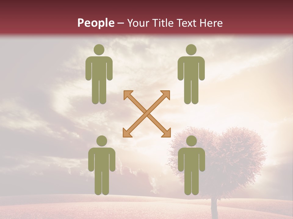 Horizon Symbol Grass PowerPoint Template