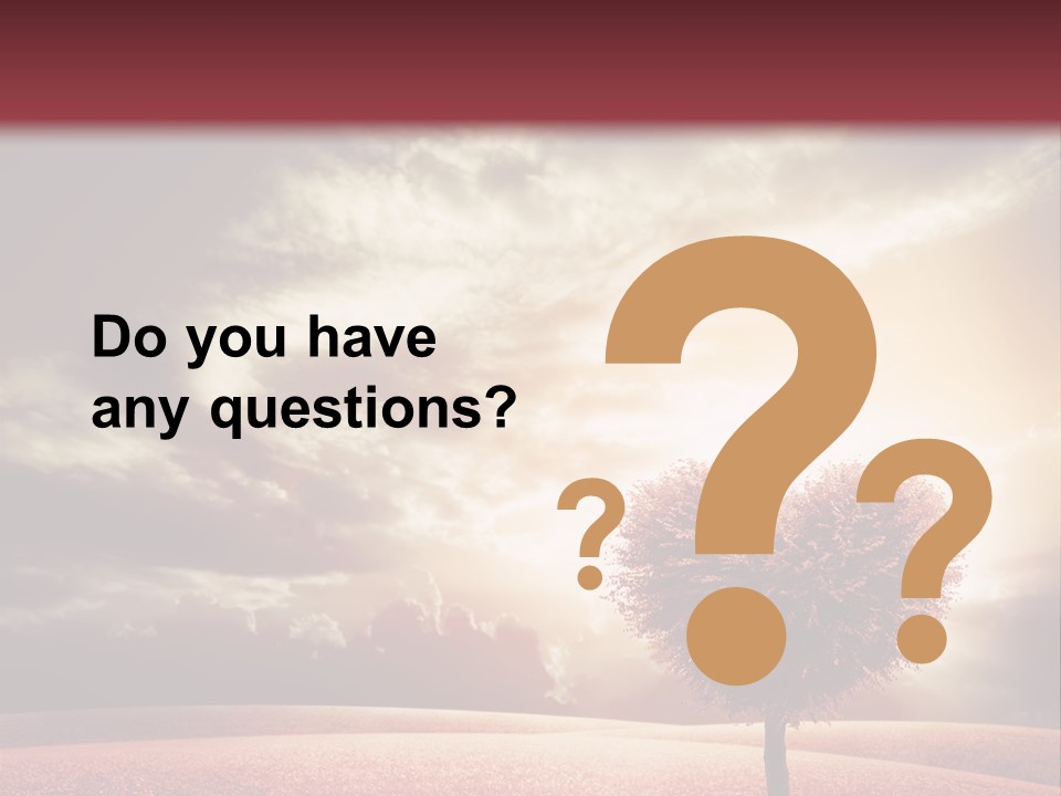 Horizon Symbol Grass PowerPoint Template