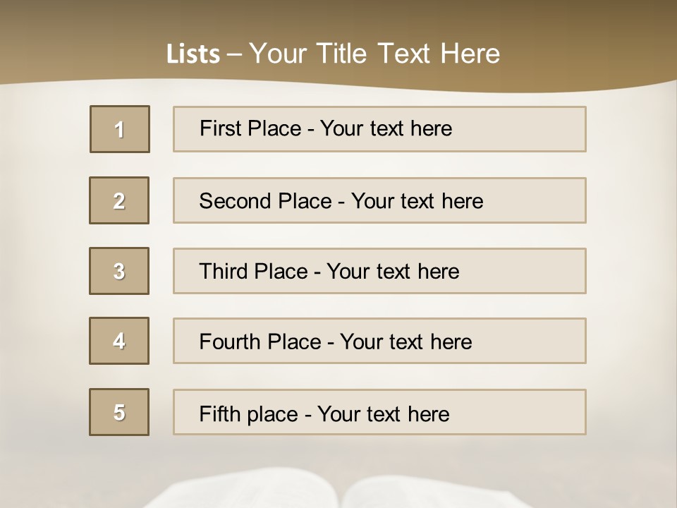 Note Rough Information PowerPoint Template