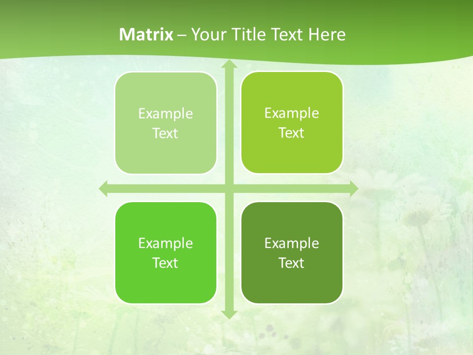 Foliage Blue Wallpaper PowerPoint Template