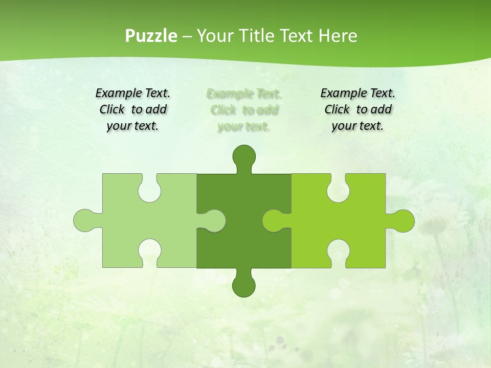 Foliage Blue Wallpaper PowerPoint Template