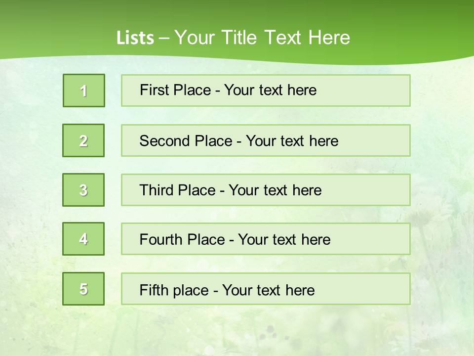 Foliage Blue Wallpaper PowerPoint Template
