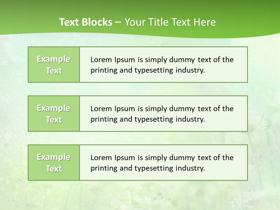 Foliage Blue Wallpaper PowerPoint Template