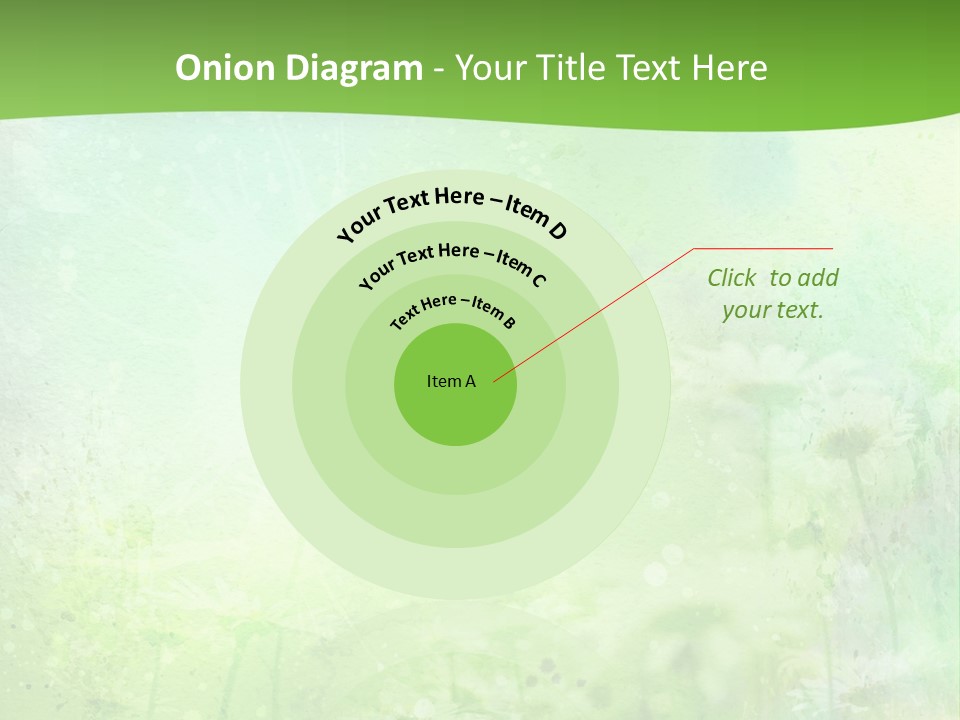 Foliage Blue Wallpaper PowerPoint Template