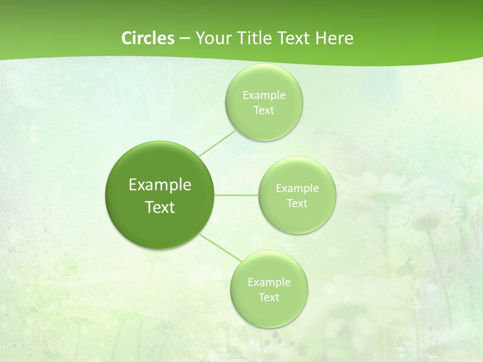 Foliage Blue Wallpaper PowerPoint Template