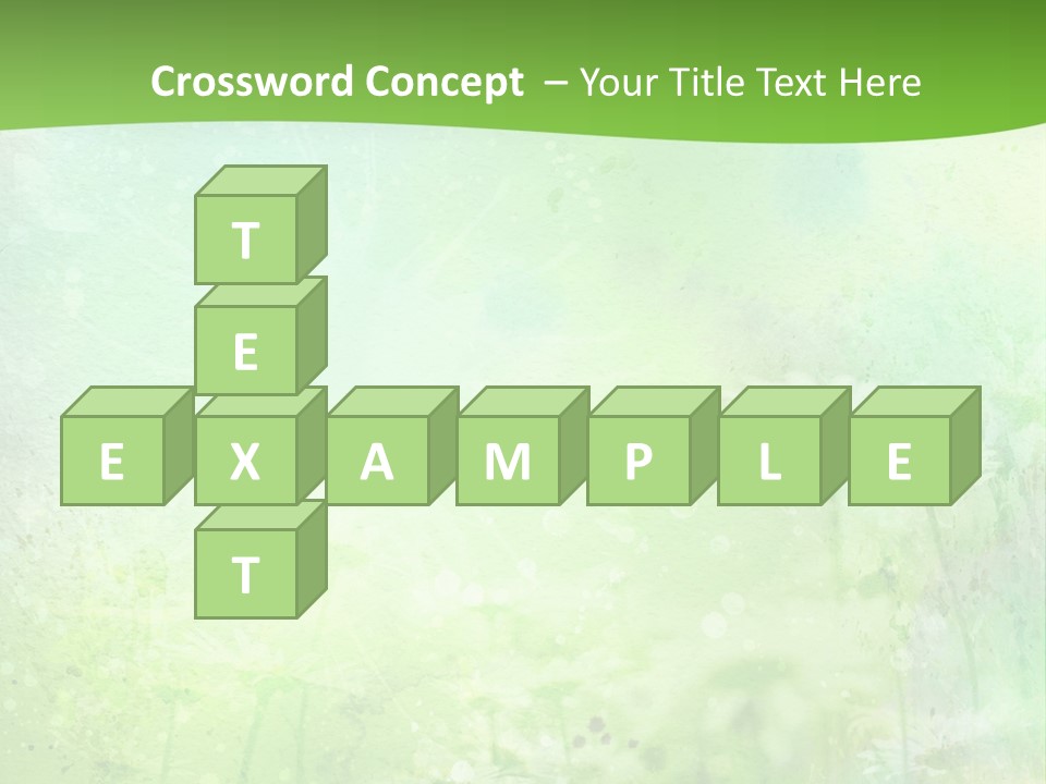 Foliage Blue Wallpaper PowerPoint Template