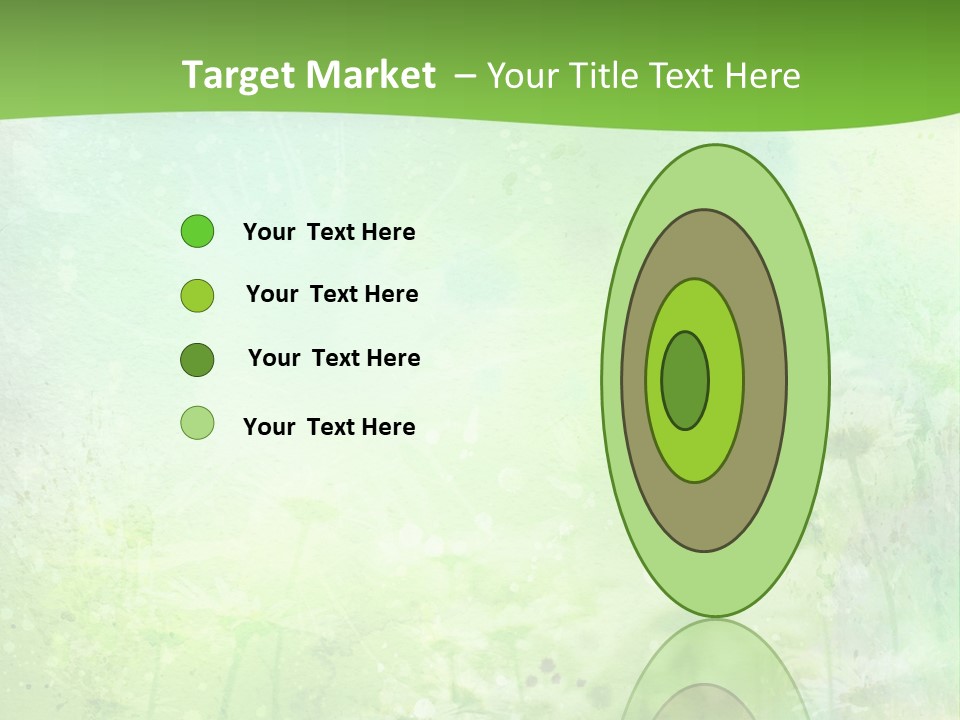 Foliage Blue Wallpaper PowerPoint Template