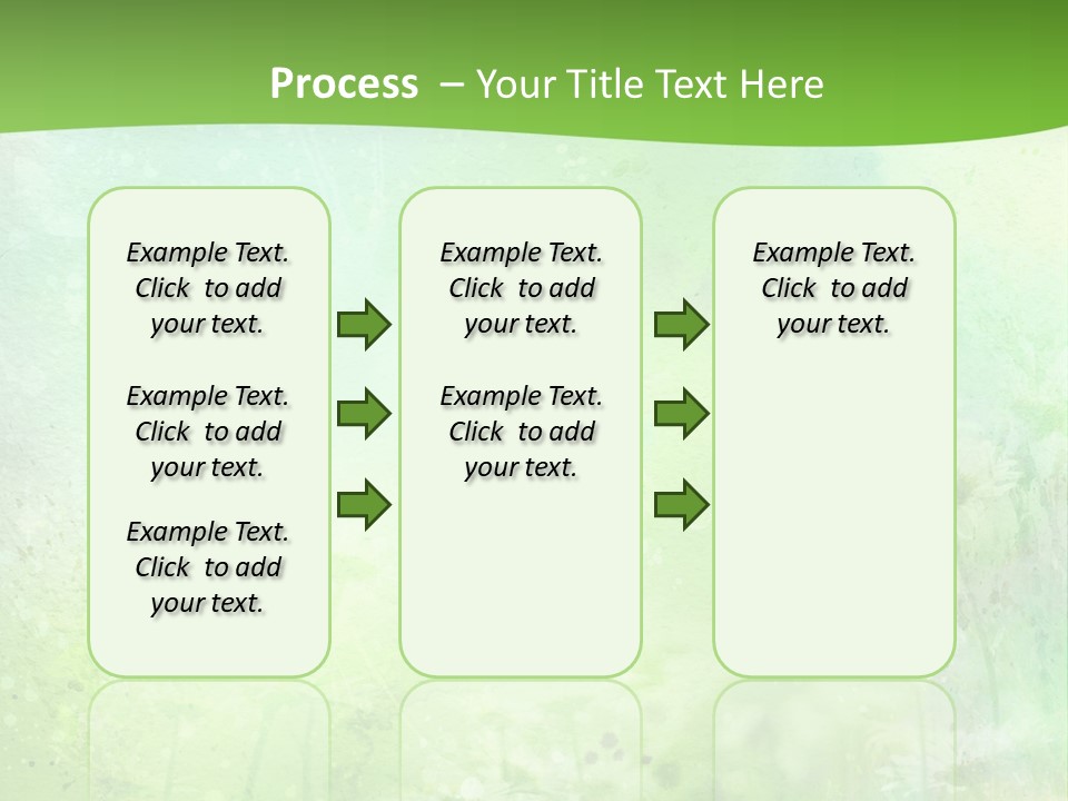 Foliage Blue Wallpaper PowerPoint Template