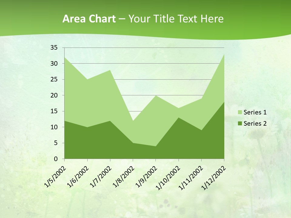 Foliage Blue Wallpaper PowerPoint Template