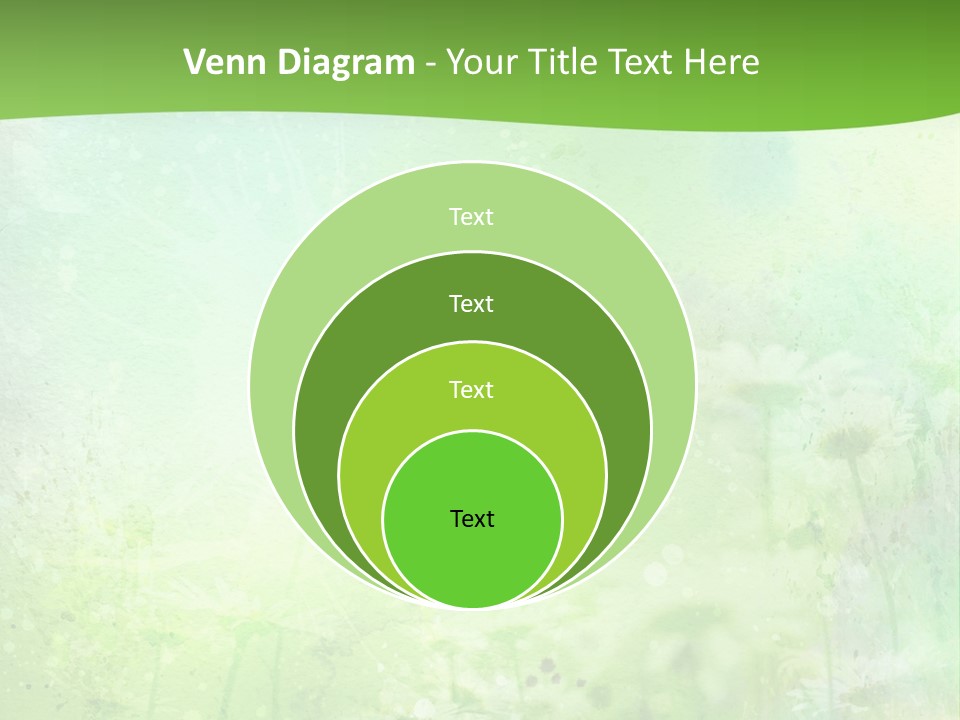 Foliage Blue Wallpaper PowerPoint Template