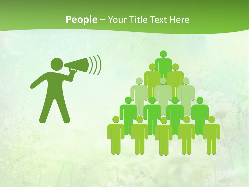 Foliage Blue Wallpaper PowerPoint Template