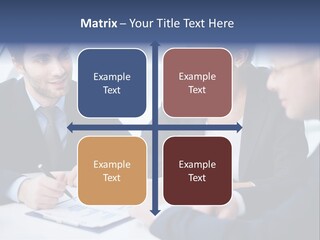 White Male Brainstorm PowerPoint Template