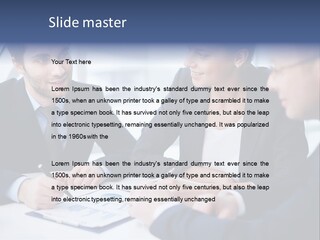 White Male Brainstorm PowerPoint Template