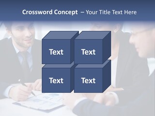 White Male Brainstorm PowerPoint Template