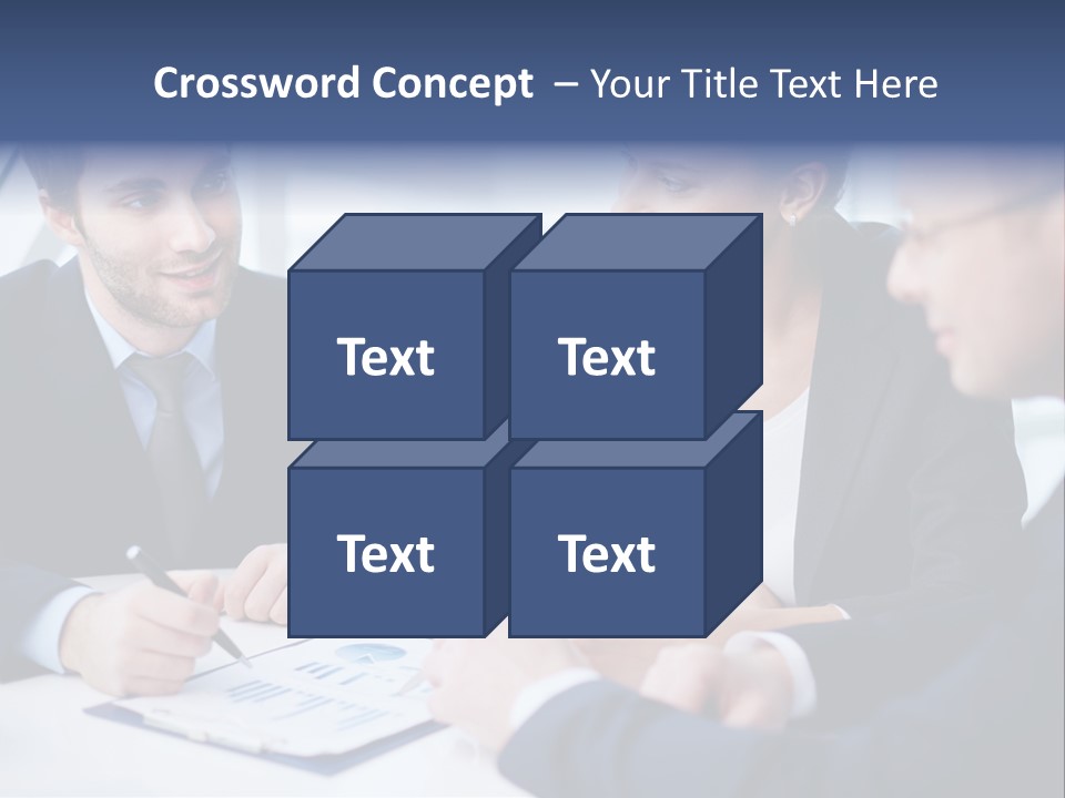 White Male Brainstorm PowerPoint Template