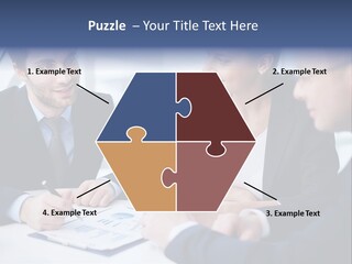 White Male Brainstorm PowerPoint Template