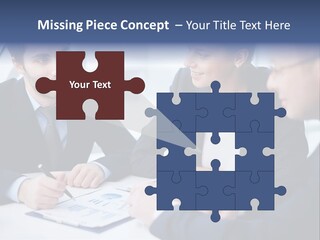 White Male Brainstorm PowerPoint Template