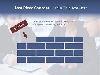 White Male Brainstorm PowerPoint Template
