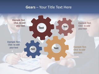 White Male Brainstorm PowerPoint Template