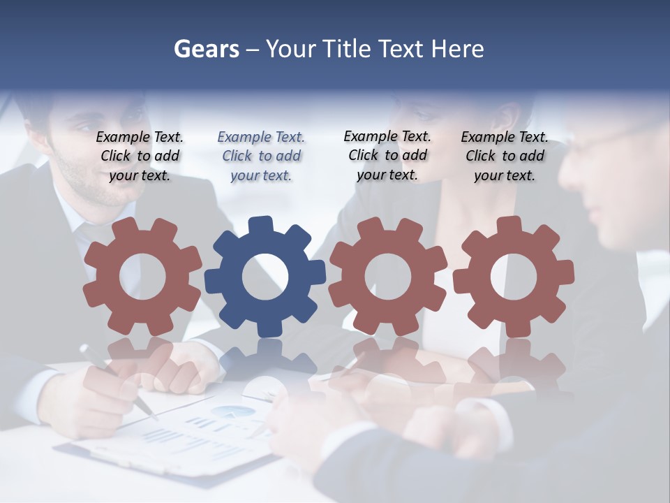 White Male Brainstorm PowerPoint Template