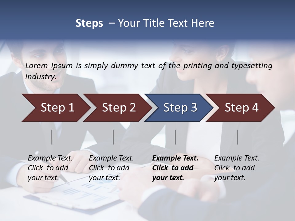 White Male Brainstorm PowerPoint Template
