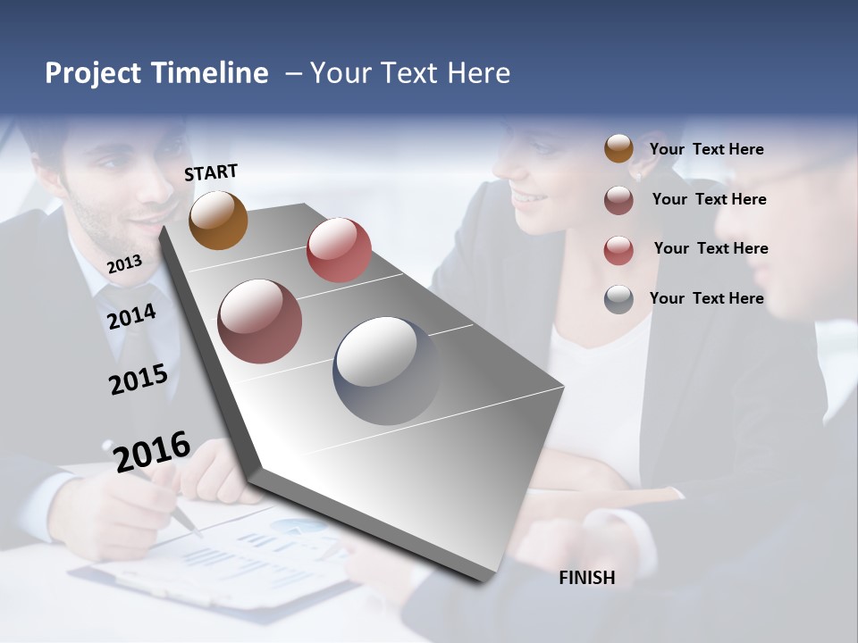White Male Brainstorm PowerPoint Template