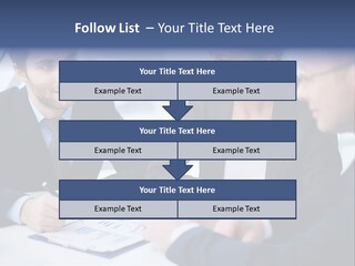 White Male Brainstorm PowerPoint Template