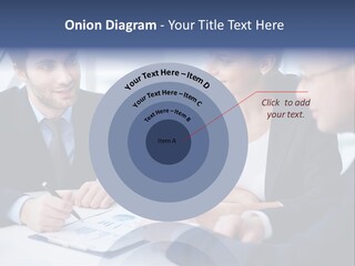 White Male Brainstorm PowerPoint Template