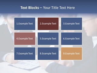 White Male Brainstorm PowerPoint Template