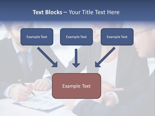 White Male Brainstorm PowerPoint Template